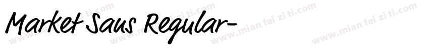 Market Sans Regular字体转换